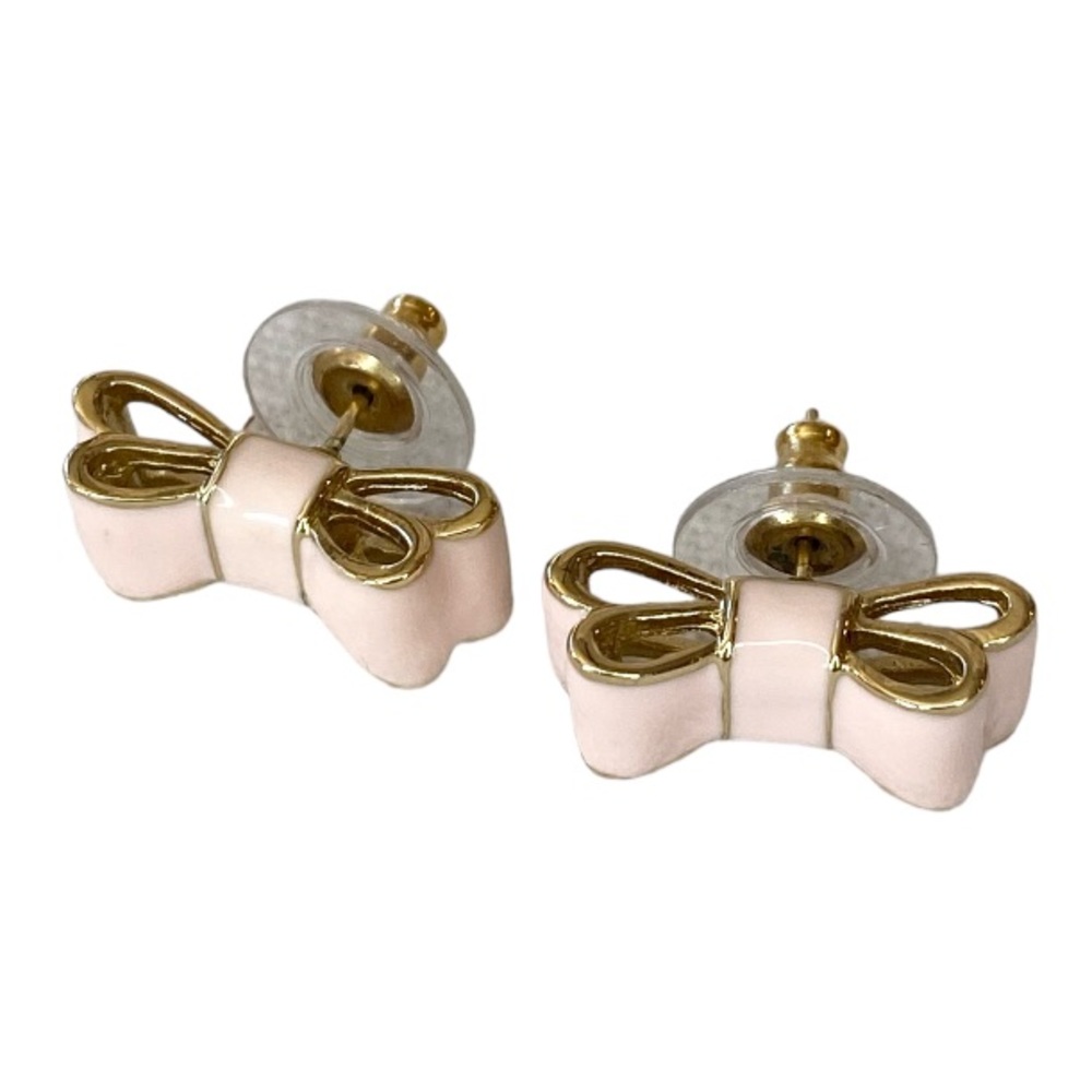 Kate Spade Stacked Bow Blush Pink Earrings